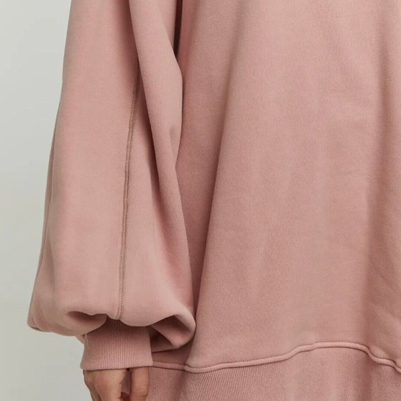 LIT Active Whisper Oversized Turtleneck Sweatshirt pink size M . B052-53 - Picture 5 of 8